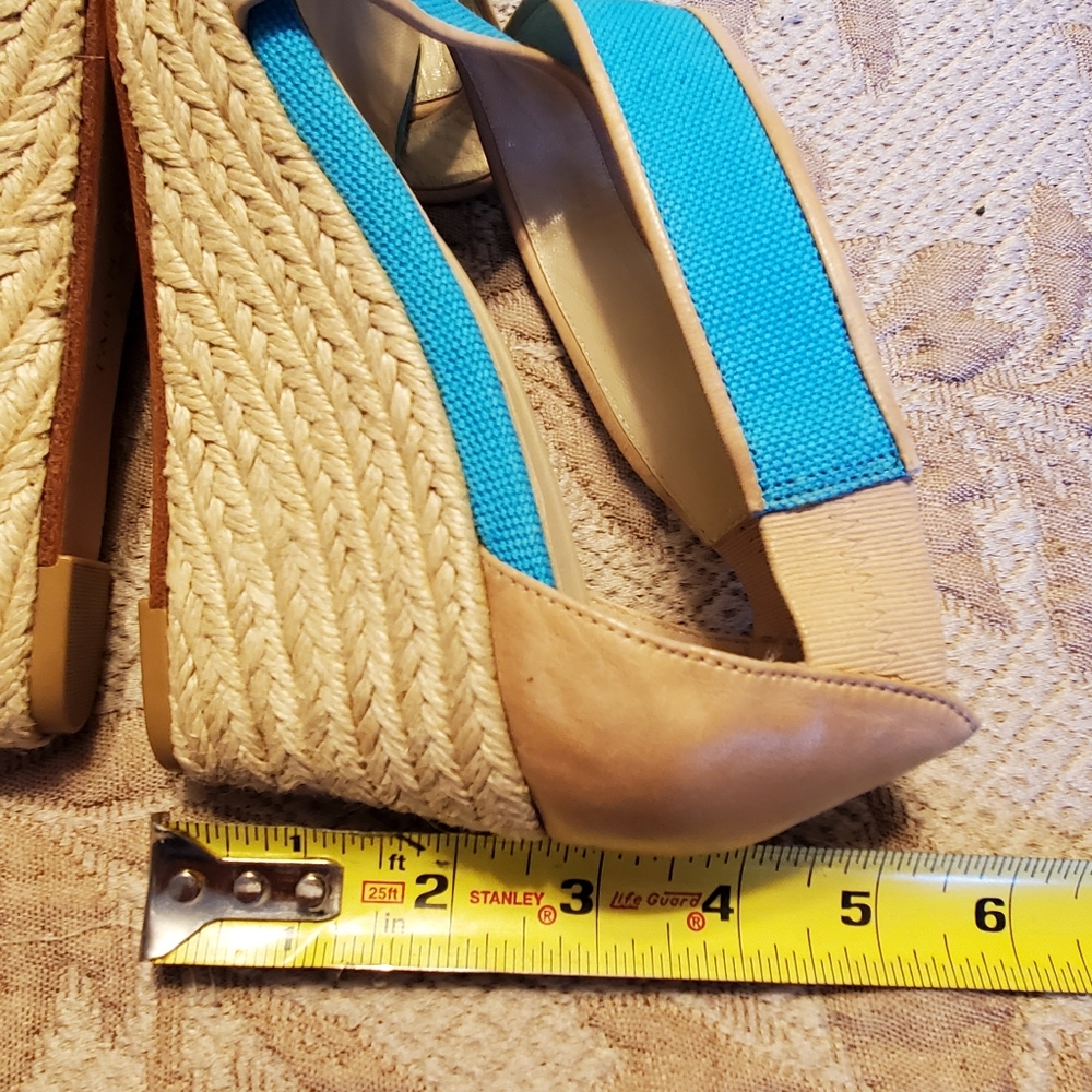 TARYN ROSE WEDGE SALDALS - Picture 2 of 10